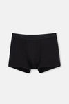 Siyah Compact Düz 3'lü Boxer
