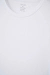 Beyaz Compact O Yaka 2'li T-Shirt