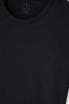 Siyah Compact O Yaka 2'li T-Shirt