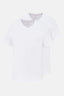 Beyaz Compact V Yaka Fanila 2'li T-Shirt