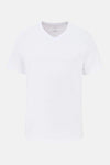 Beyaz Compact V Yaka Fanila 2'li T-Shirt