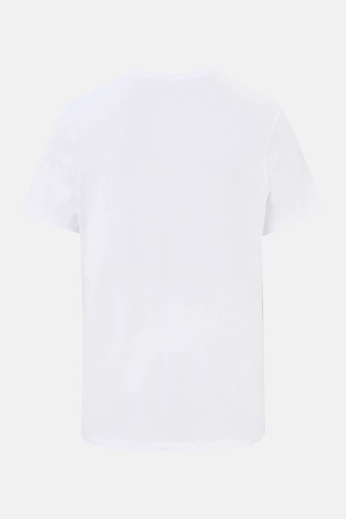 Beyaz Compact V Yaka Fanila 2'li T-Shirt