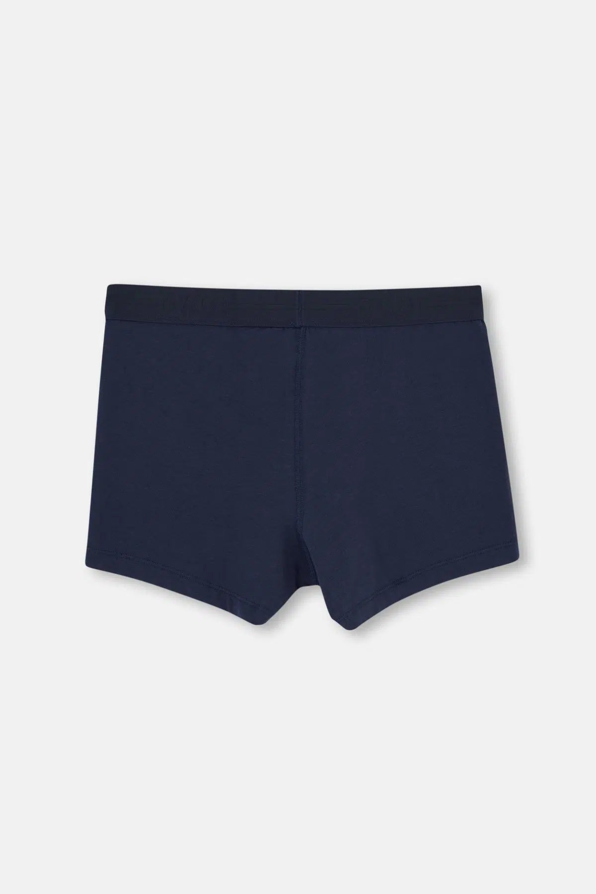 Lacivert Compact Düz Boxer