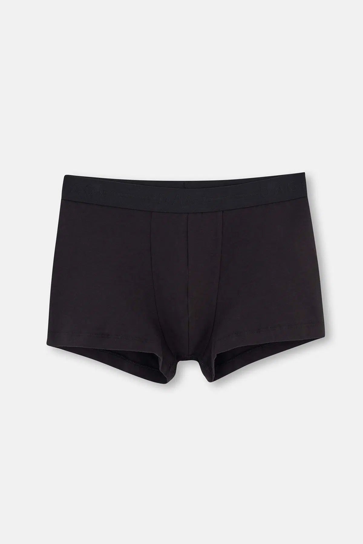 Siyah Compact Düz Boxer