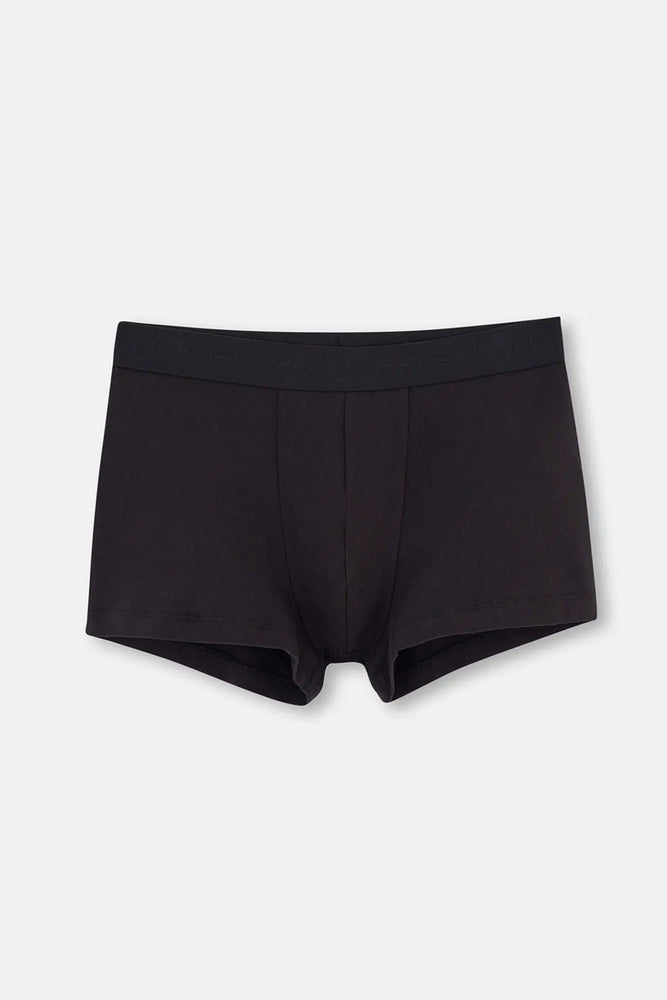 Siyah Compact Düz Boxer