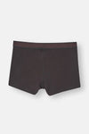 Siyah 5210 3'Lü Düz Pamuk Boxer
