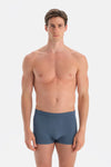 Indigo Düz Micro Modal Boxer