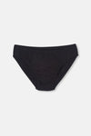 Siyah Penye 2'li Slip Külot