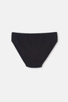 Siyah Penye 2'li Slip Külot