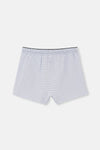 Beyaz Desenli Poplin Lyc Boxer