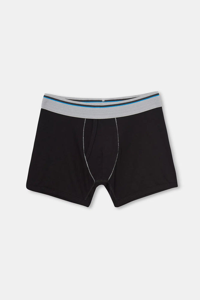 Siyah Compact Air Pamuklu Boxer