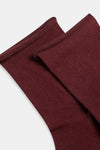 Bordo Bambu Patik Erkek Çorap